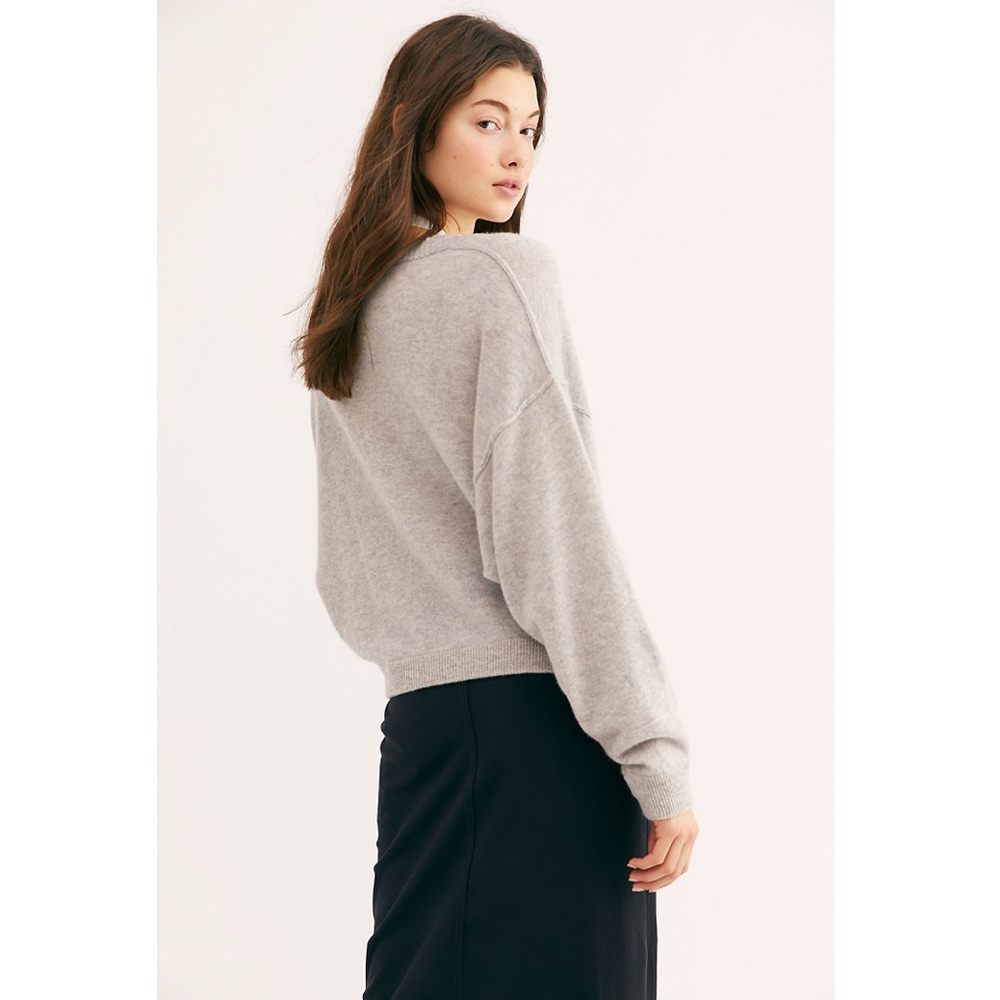 Free People Super Soft Luxe Cashmere Cardi Sweater - Picture 3 of 6